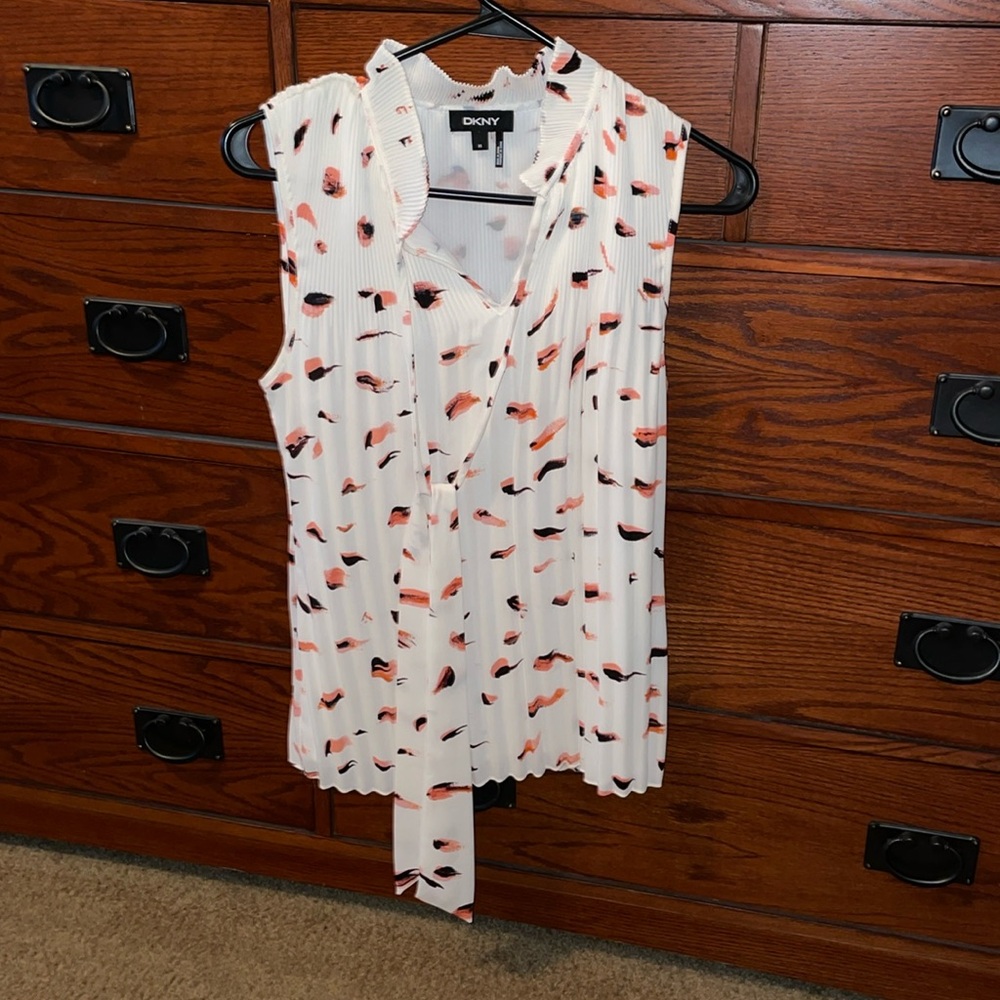 White Patterned Blouse